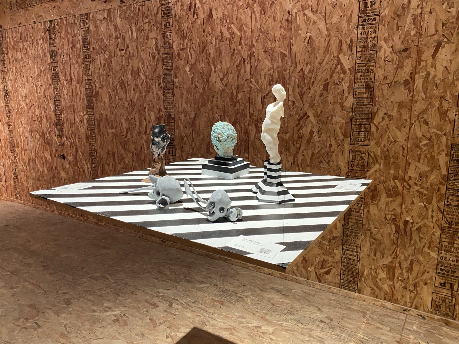 Installation view, Death Has a Small Voice