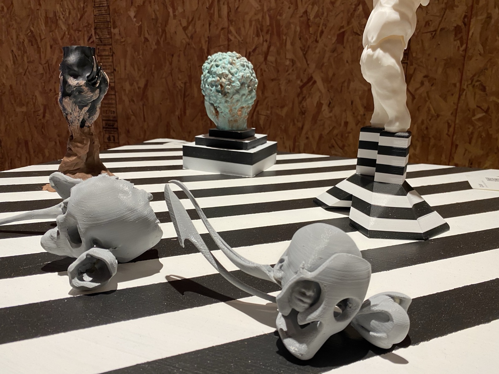 Installation view, Death Has a Small Voice