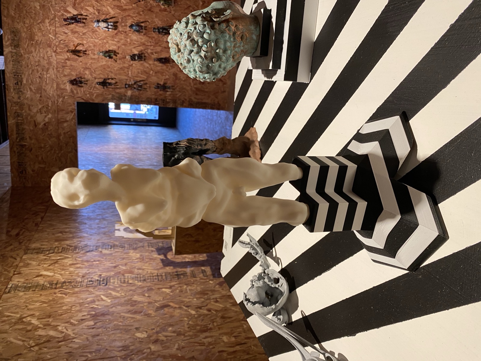 Installation view, Death Has a Small Voice