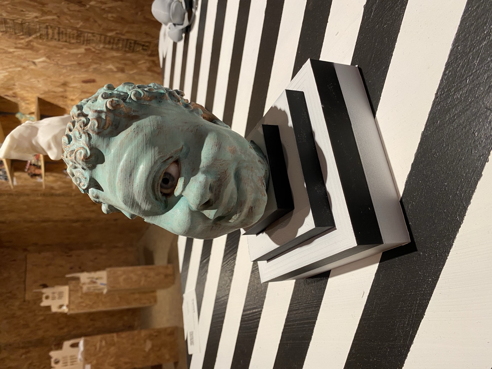 Installation view, Death Has a Small Voice