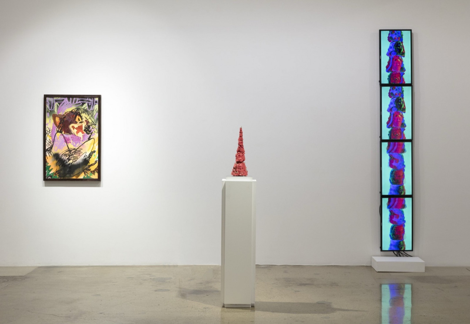 Installation view, So Excited