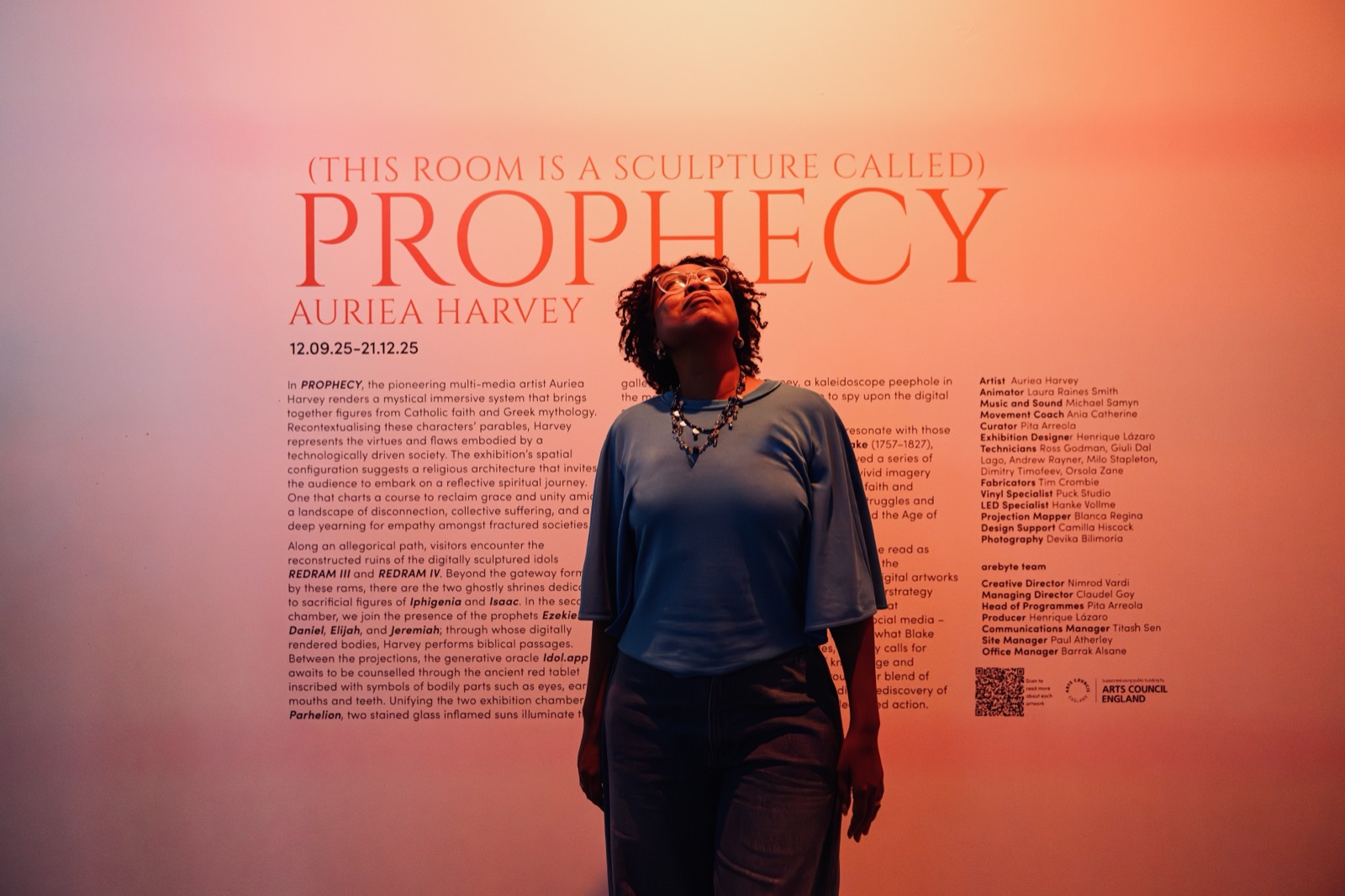 Installation view, (This room is a sculpture called) PROPHECY